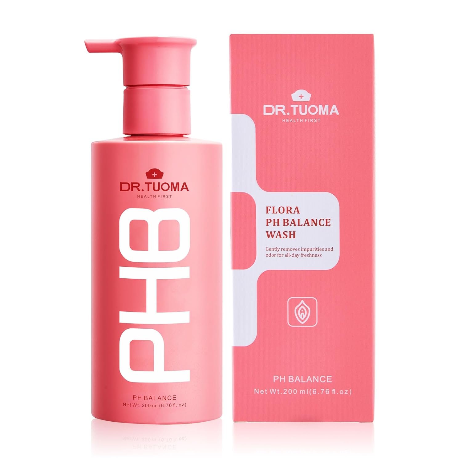 Feminine Wash, pH Balance for Women – Feminine Care Cleanser for Intimate Area, Odor Control, Gentle Daily Wash with Camellia Extract for Hydration, 6.7 Fl Oz
