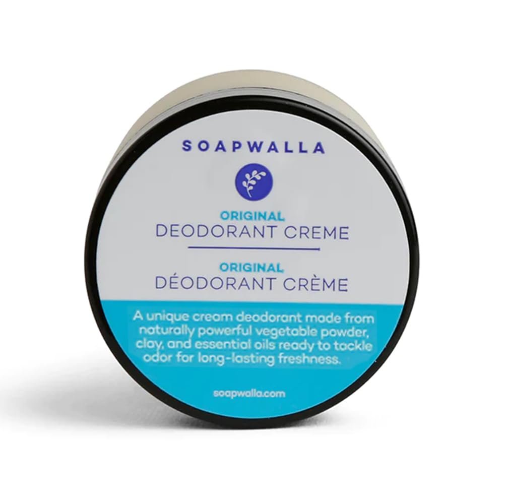 Soapwalla – Natural Aluminum-Free Deodorant Cream (Original) | Vegan, Cruelty-Free, Clean Skincare (Full Size, 2 oz | 57 g)