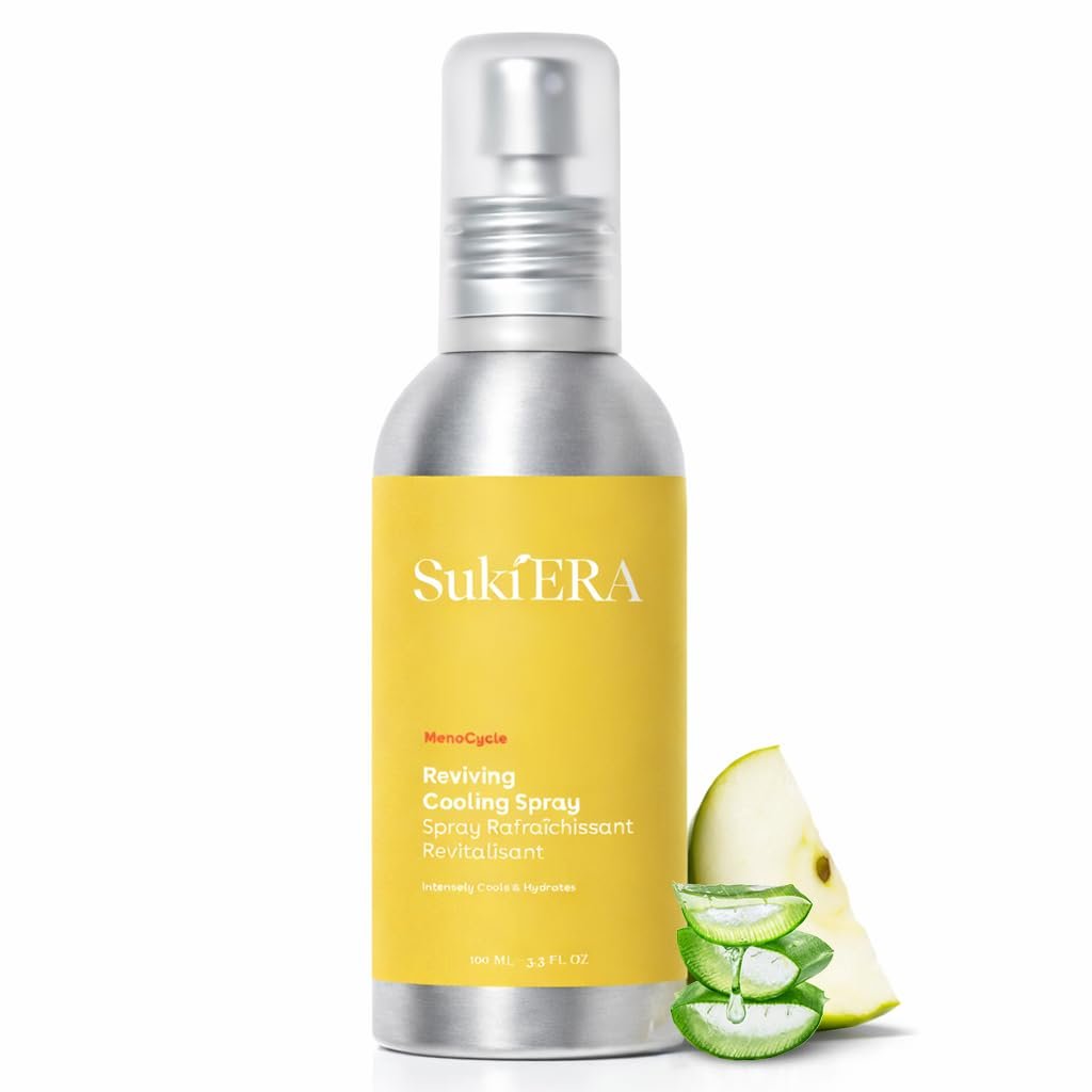 Suki Era Reviving Cooling Spray, Helps Relieve Hot Flashes, Calms, Cools, Hydrates, And Refreshes Skin During Perimenopause and Menopause, 4 Fl Oz