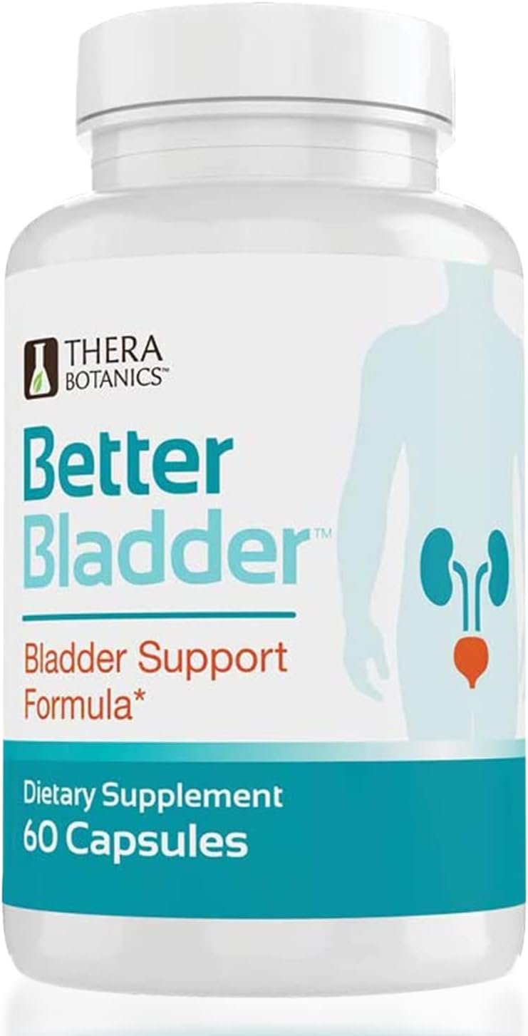 Better Bladder Control Supplement for Women & Men – Bladder Support Supplement to Help Reduce Urinary Leaks, Frequency & Urgency – 60 Count (1 Bottle)