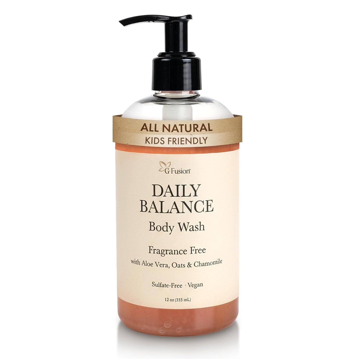 ALL Natural Body Wash, Moisturizing Shower Gel – Natural Fragnance Free Body Wash – Shower Gel For Dry & Sensitive Skin – Kids Soap – Organic, Vegan, Sulfate-Free – Bath Gel – Bath Soap with Oats