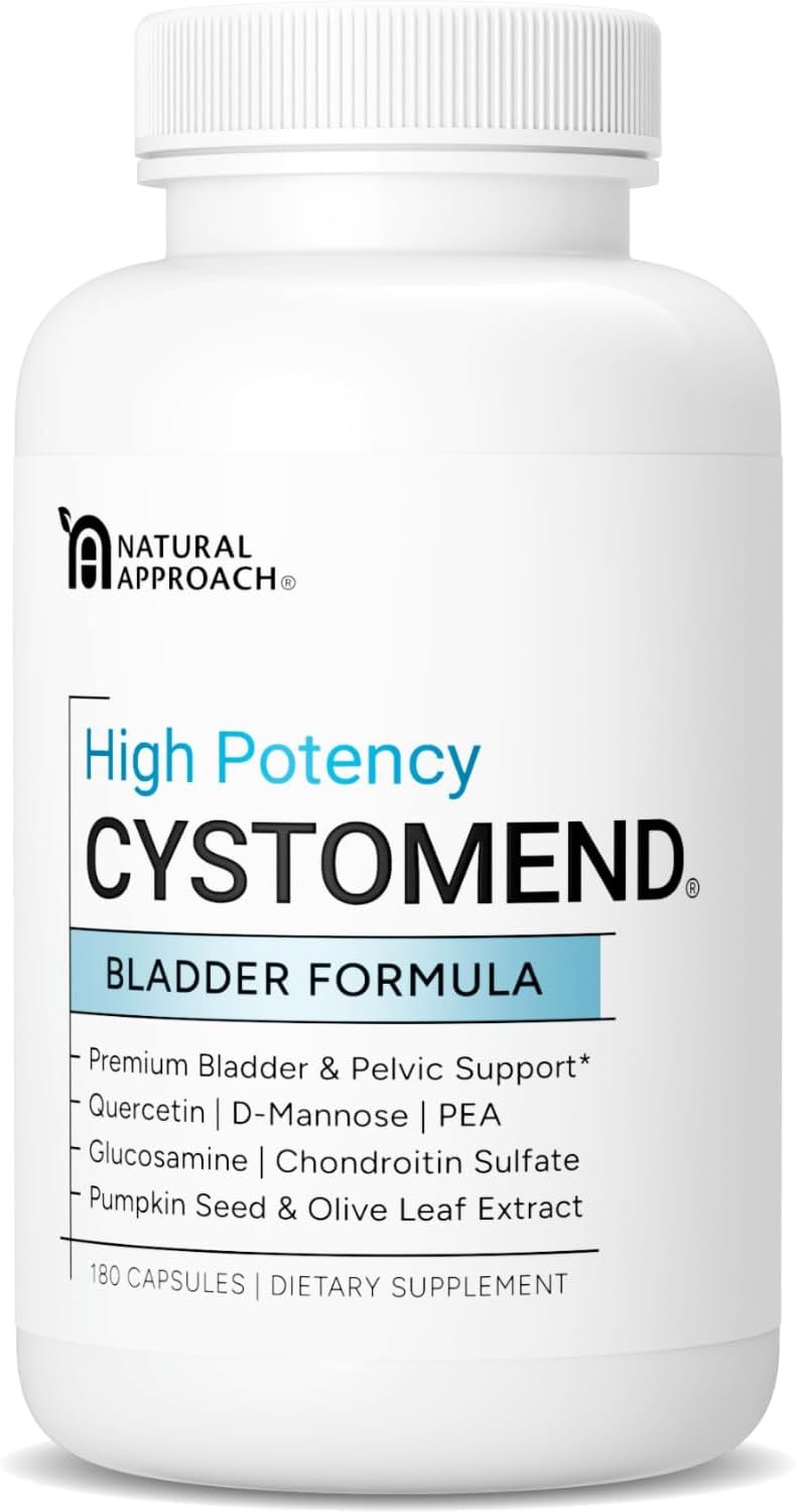 Bladder & Pelvic Discomfort Formula (High Potency) – Supports Less Flares & Urgency* – Premium Bladder Support for Women & Men – USA Manufactured & Third-Party Tested – 180 Capsules