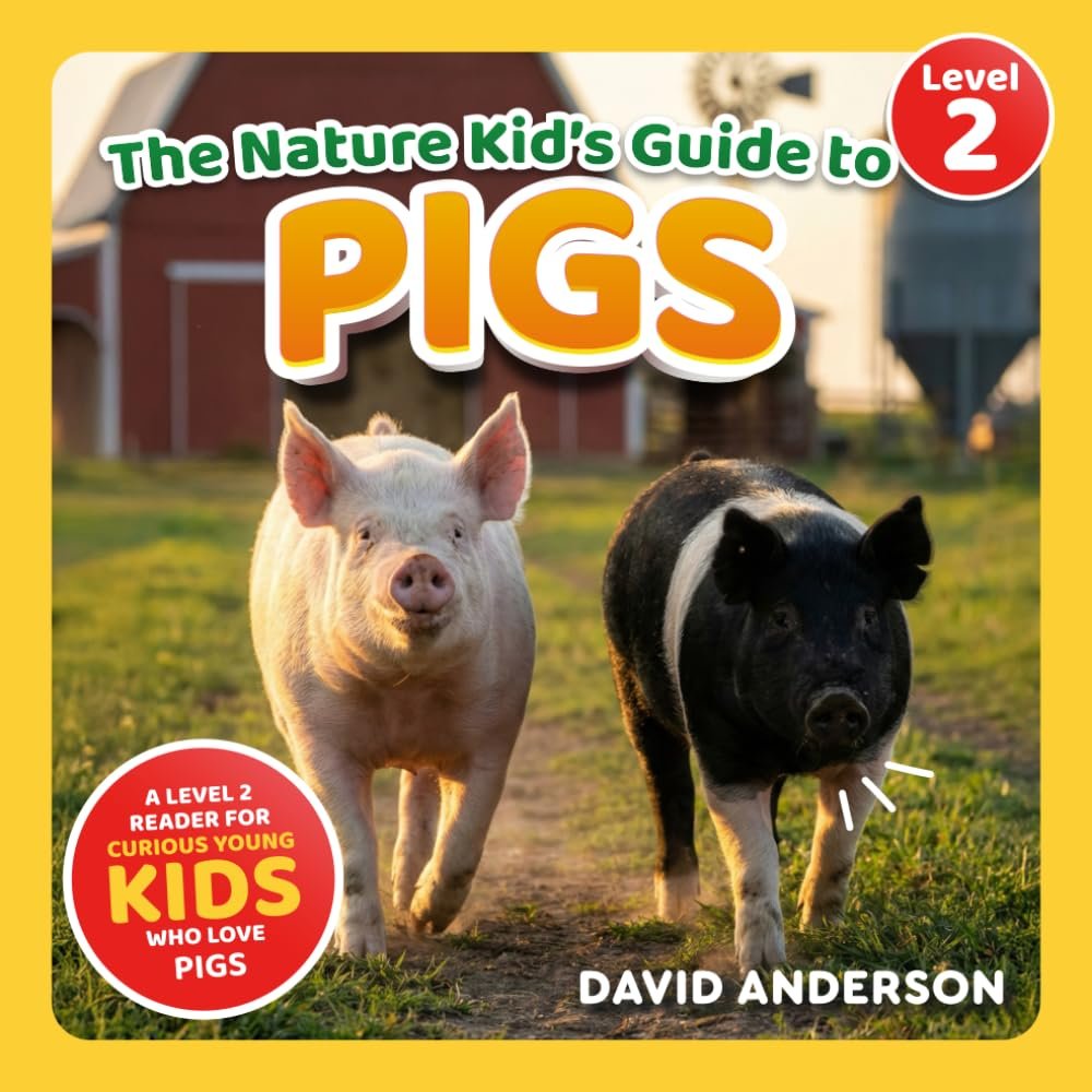 The Nature Kid’s Guide to Pigs: A Level 2 Reader for Curious Young Kids Who Love Pigs!