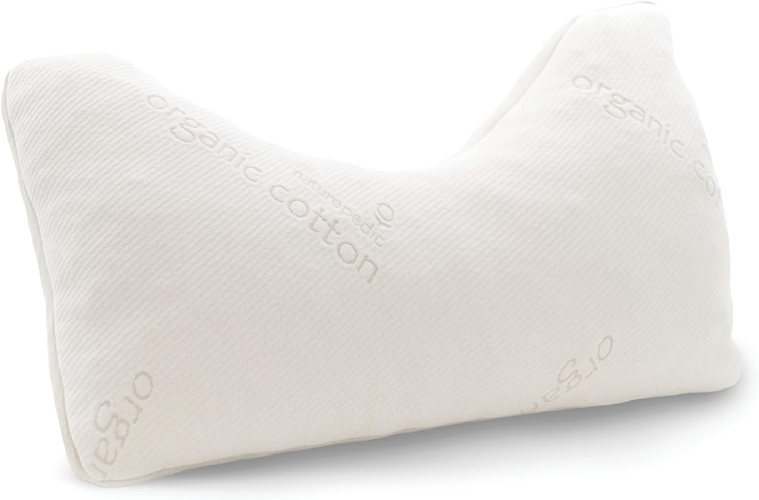Naturepedic Organic Latex Side Sleeper Pillow – Standard/Queen Bed Pillow with Shoulder Cutout – Luxury Pillow for Back Support and Neck Pain Relief