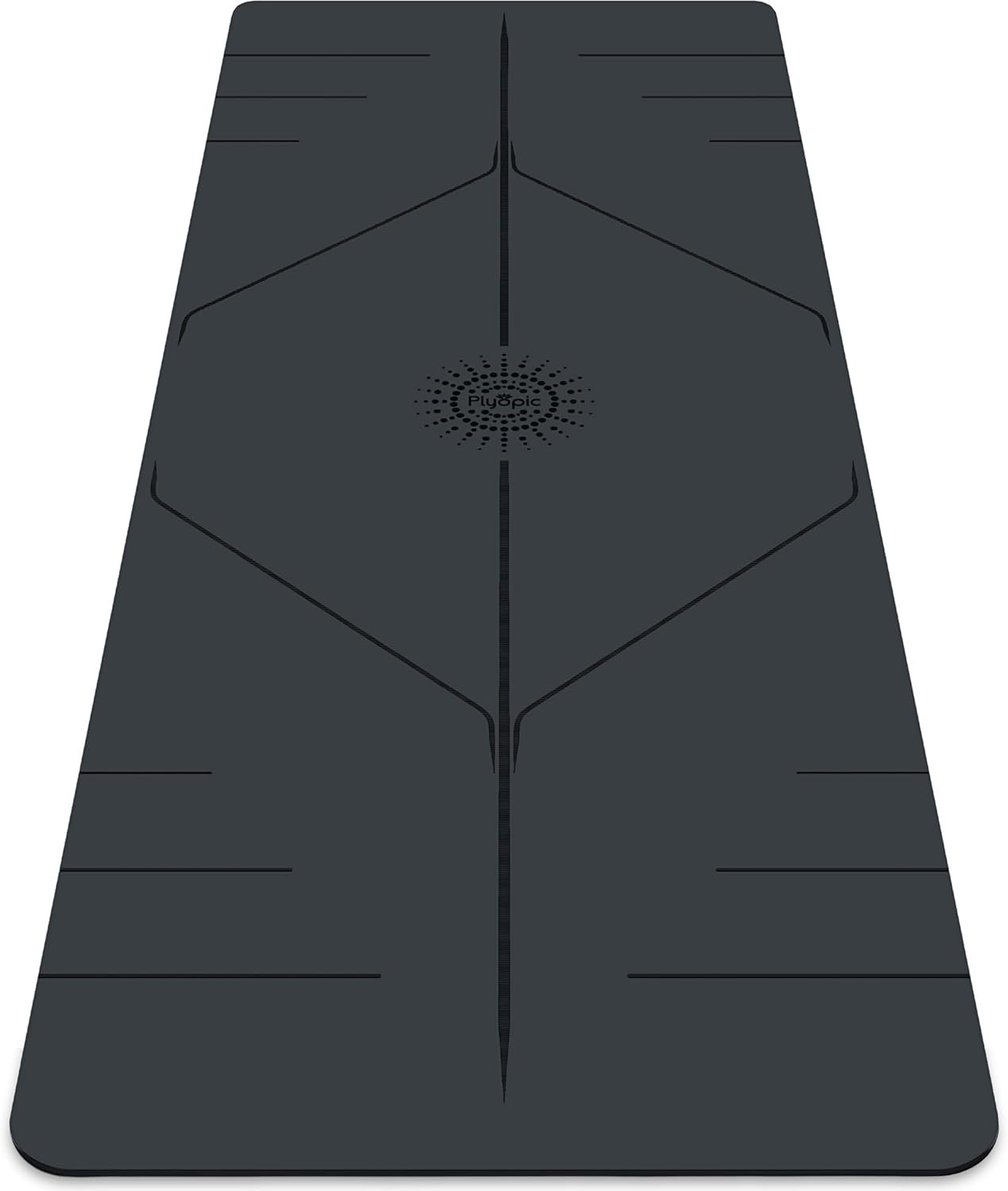 Plyopic. Ultra-Grip Pro Yoga Mat – EXTREME Non-Slip Performance – Dry & Wet Grip – Alignment Lines – Comfortable & Sweat Resistant – For Yoga, Pilates, Exercise, Workout, Bikram & Hot Yoga