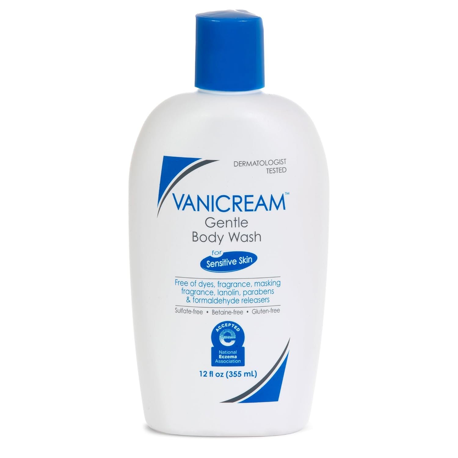Vanicream Gentle Body Wash -12 fl oz – Formulated Without Common Irritants for Those with Sensitive Skin