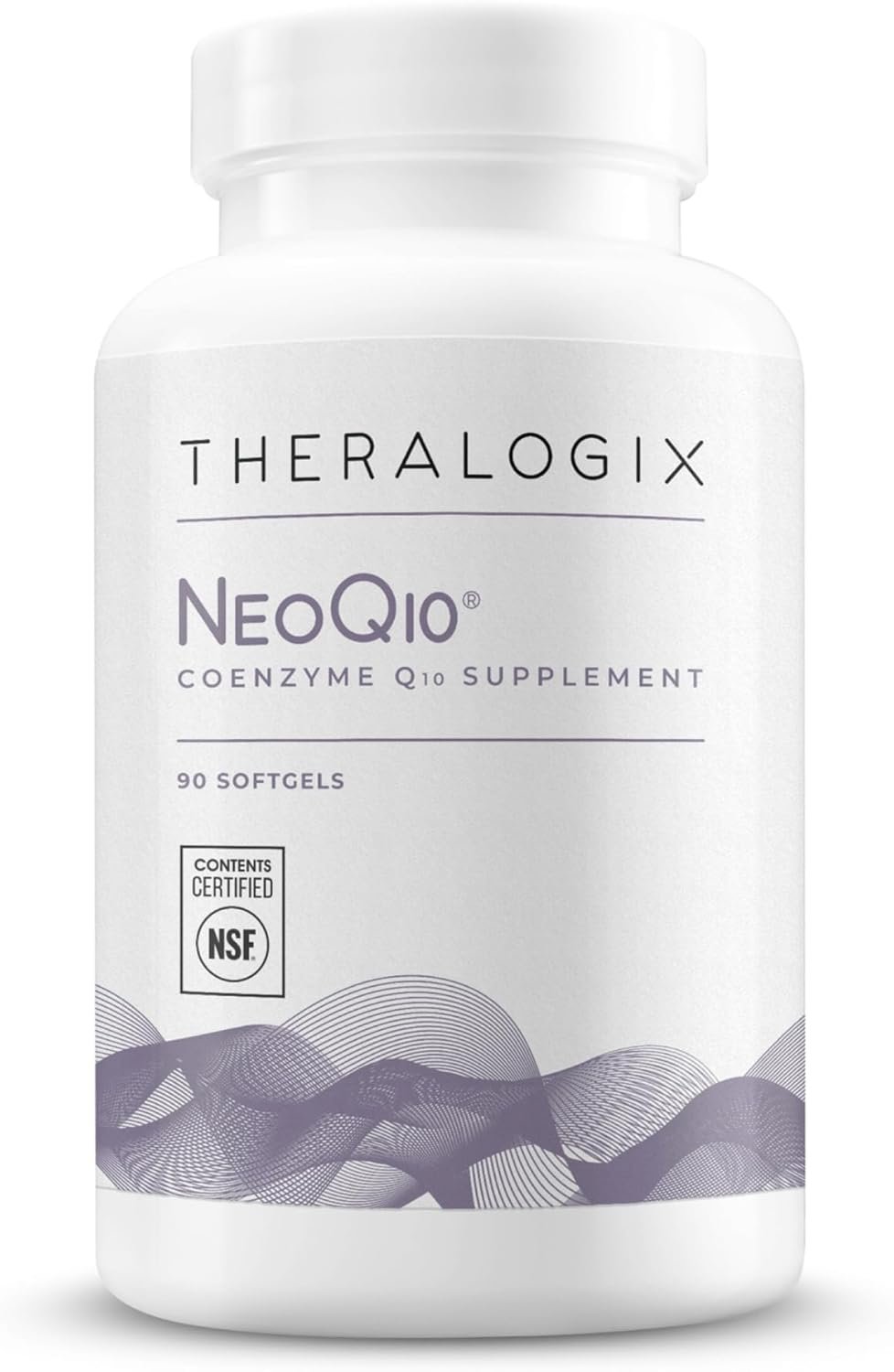 Theralogix NeoQ10 Coenzyme Q10 Supplement – Heart Health & Fertility Support – CoQ10 Fertility Supplement for Men & Women* – NSF Certified – 90 Softgels (90-Day Supply)