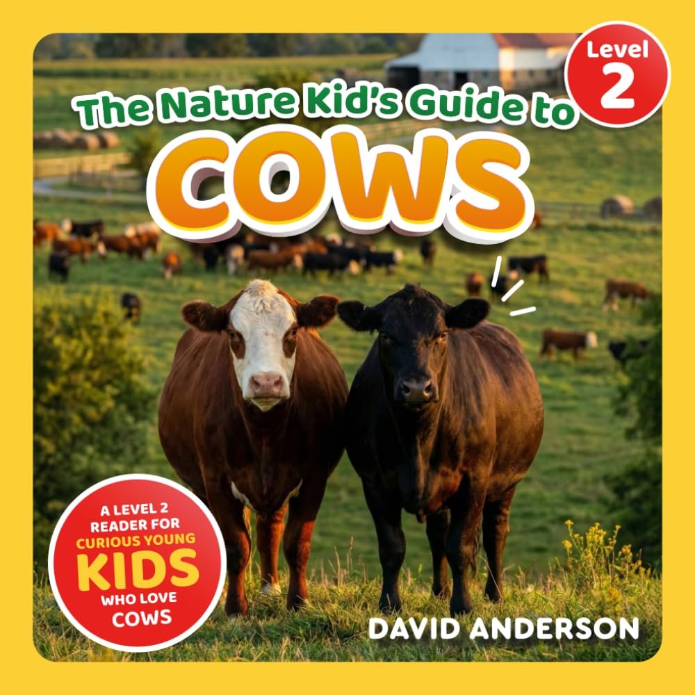 The Nature Kid’s Guide to Cows: A Level 2 Reader for Curious Young Kids Who Love Cows!