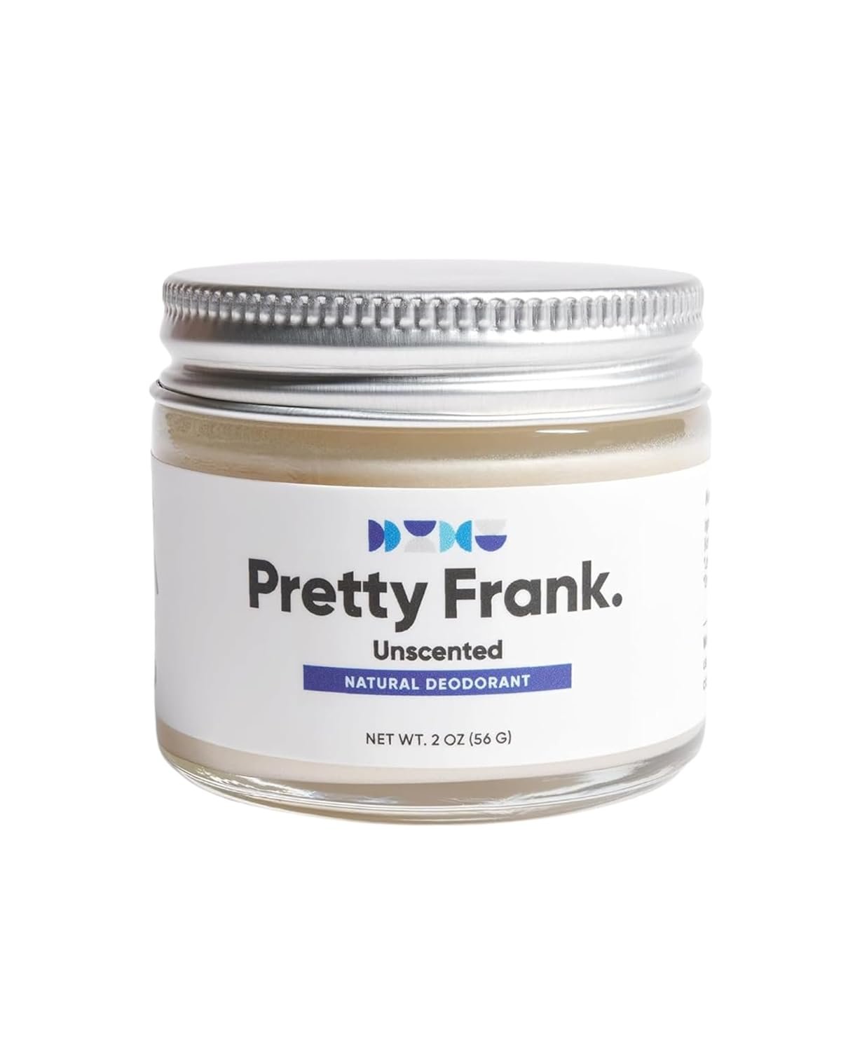 Pretty Frank Unscented Aluminum-Free Deodorant Paste (Formerly Primal Pit Paste) | Sensitive Skin, Long-Lasting Odor Control for Women & Men | Organic Ingredients (1-Pack)