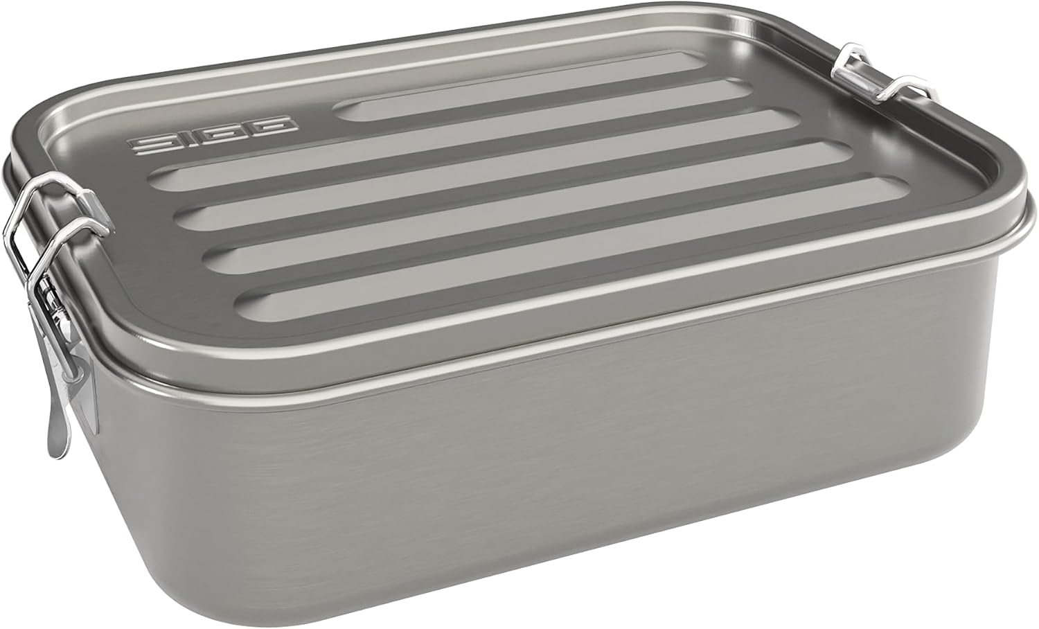 Sigg – Gemstone Lunch Box Selenite – Stainless Steel – No Plastic – Dishwasher Safe – Leak-Proof – Reusable Food Containers – Black – Lunch To Go 27 Oz