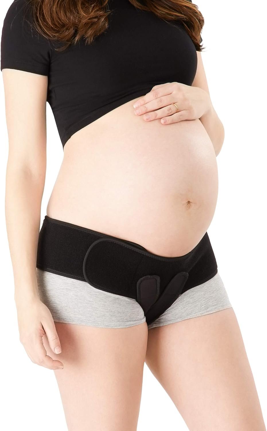 Belly Bandit V-Sling Pelvic Support Band – Adjustable Pregnancy Support Belt for Pelvic Pain, Vulvar Varicosities, SPD, Prolapse – XS-M