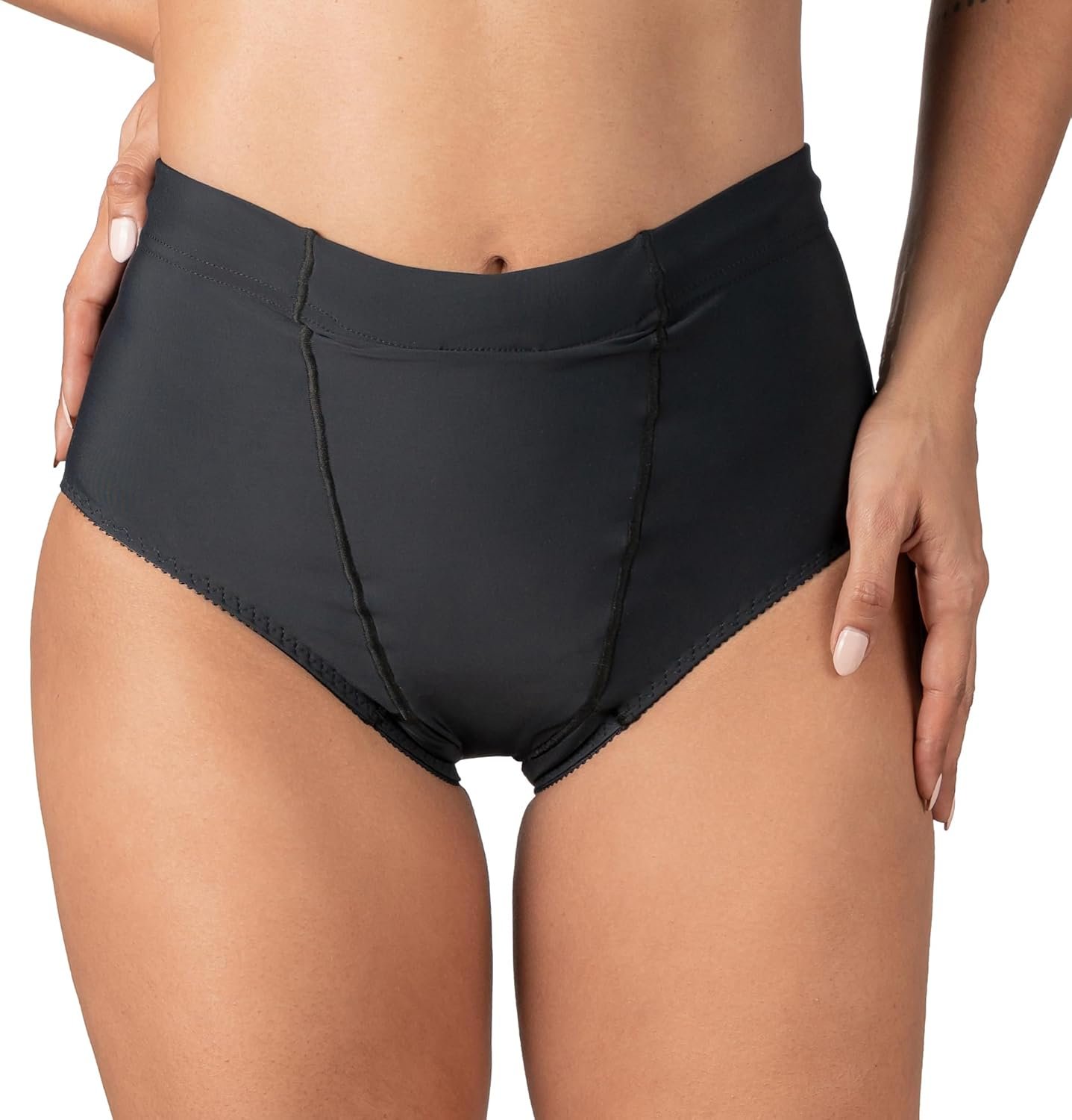 Underworks Vulvar Varicosity & Pelvic Prolapse Support Briefs with Groin Compression Bands – Women’s Relief Underwear