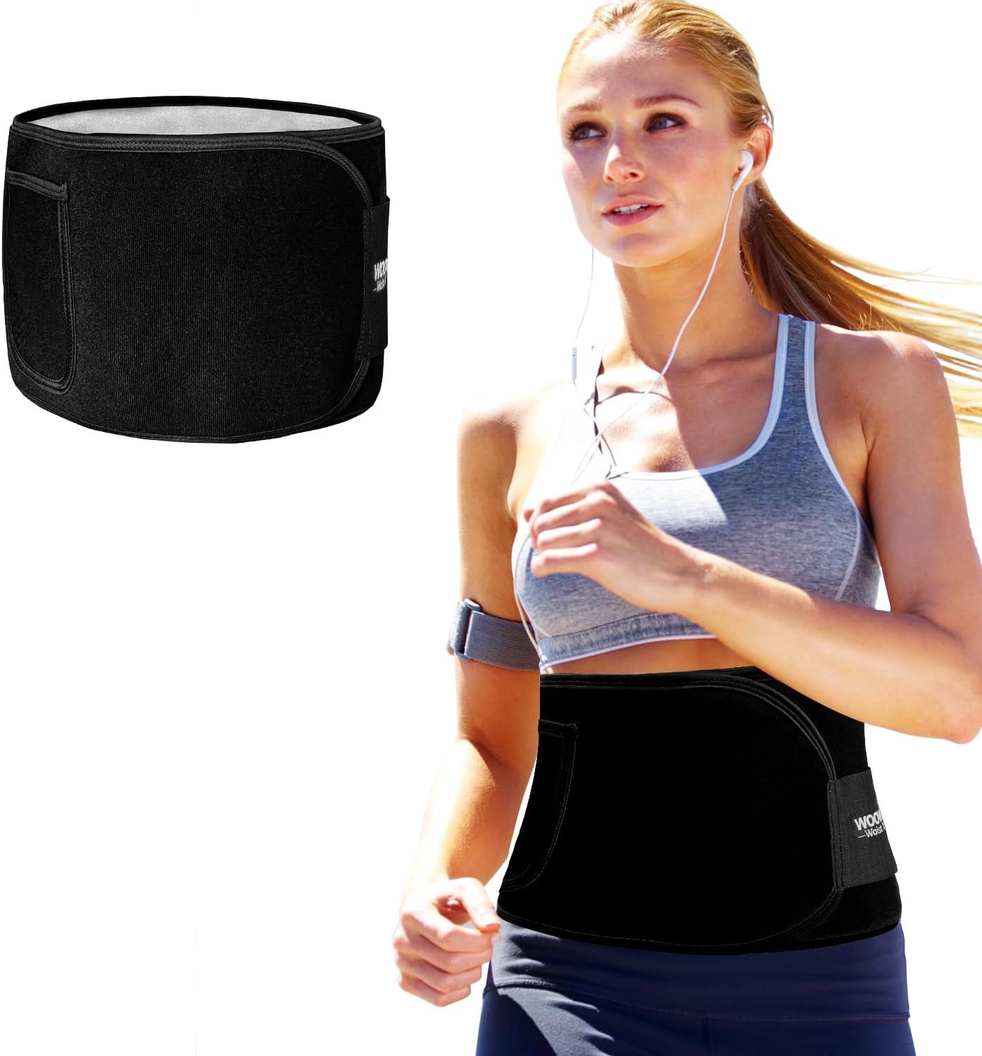 Waist Trainer for Women & Men, Sweat Band for Stomach Weight Loss, Sweat Belt for Women Lower Belly Fat