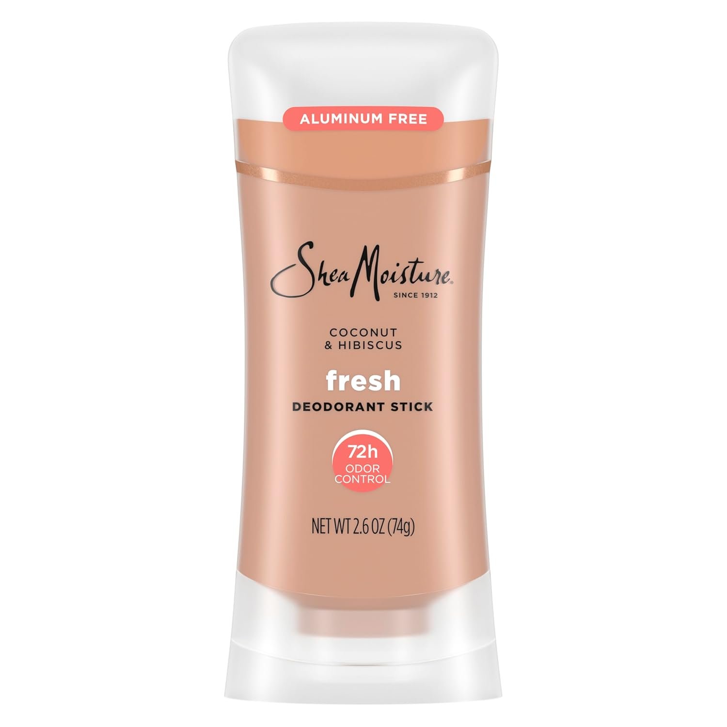 SheaMoisture Deodorant Stick 72h Odor Control Coconut & Hibiscus Fresh Aluminum Free 2.6 oz