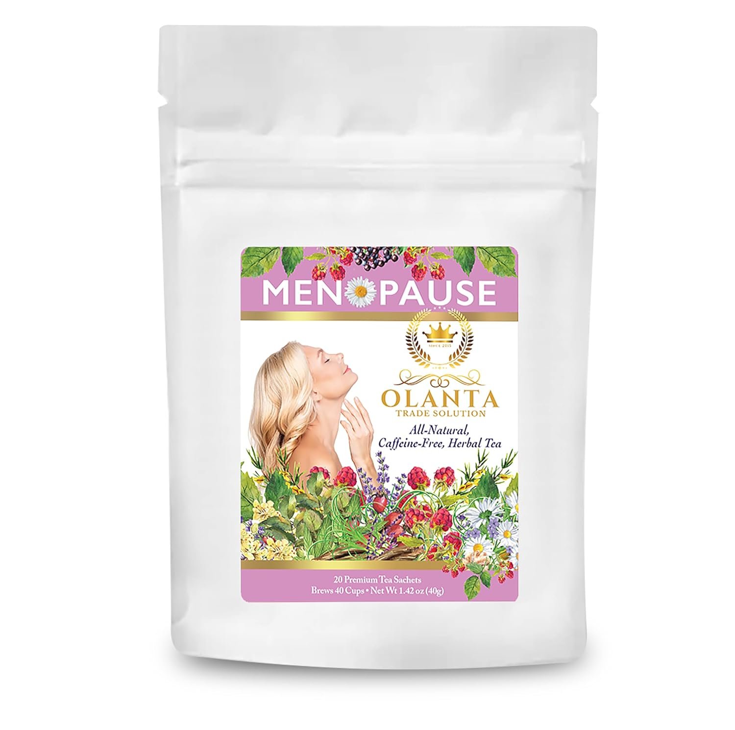 Menopause Support Tea – MENOPAUSE TEA – Organic Herbal Tea for Women, Red Clover Tea, Menopause Relief, Herbal Tea for Hot Flashes