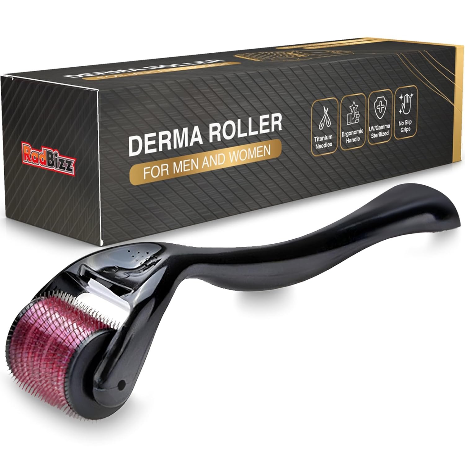 RadBizz Derma Roller and Storage Case – 0.25mm