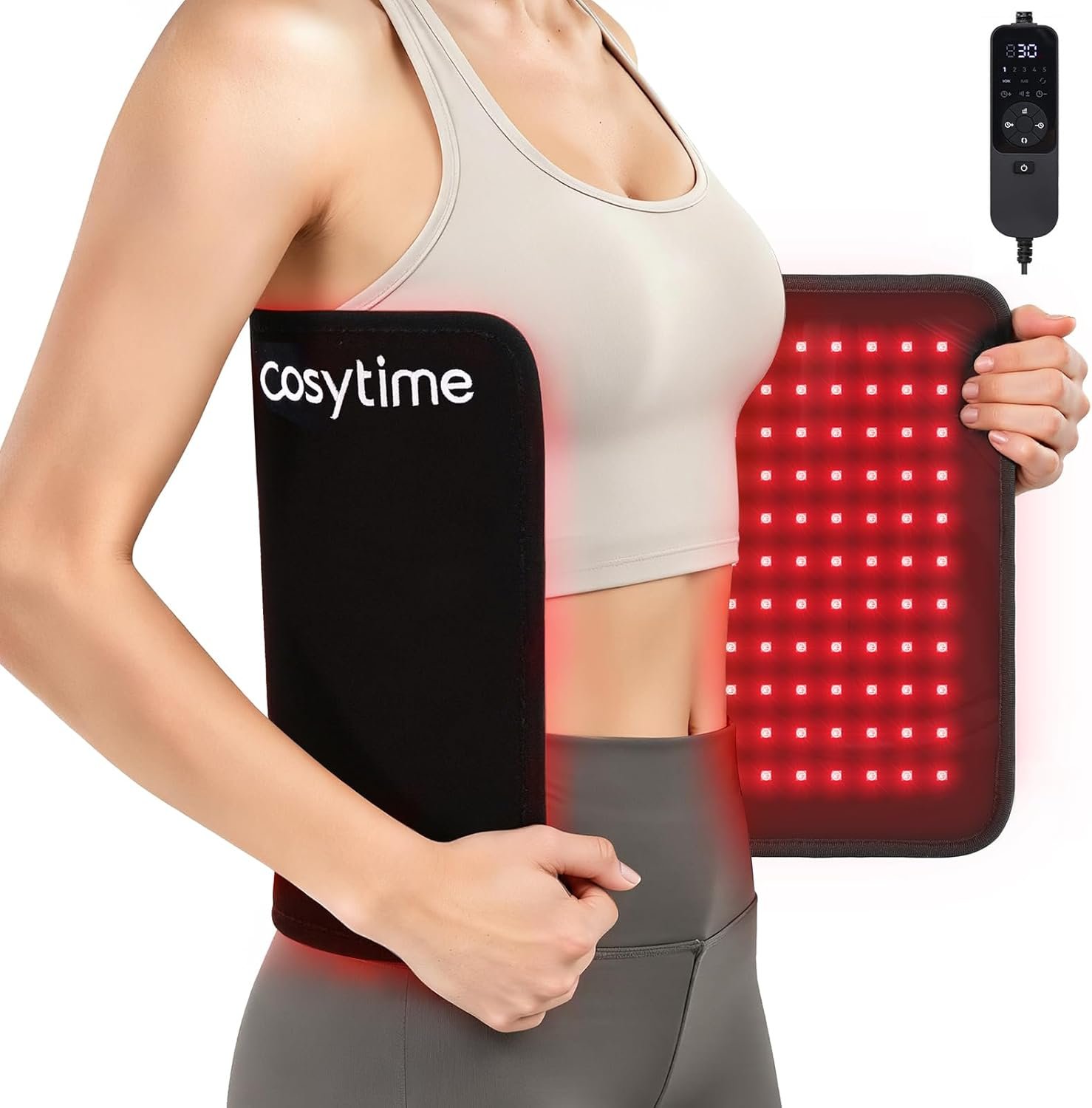 26″ x 13″ Red Light Therapy Mat for Body, Tri-Chip 1089 LEDs High-Density Matrix, 660nm Red & 850nm Near Infrared