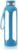 Glass Water Bottle, Leakproof Lid, Silicone Sleeve, 20 oz (Blue)