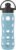 Lifefactory 22-Ounce Glass Water Bottle with Active Flip Cap and Protective Silicone Sleeve, Denim
