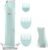 Bikini Trimmer Women,Electric Razor for Pubic Hair Women’s Foil Shaver Rechargeable Shaver Removal with Snap-in Ceramic Blades,IP7X Waterproof,Wet and Dry Use,Green
