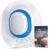 Fivona Sitz Bath for Toilet Seat Postpartum and Hemorrhoids Care – Yoni Steam Seat – Foldable Basin for Epsom Salt Soak – Portable Bidet BPA Free Temperature Resistant – Universal Fit – Blue
