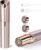 Flawless Facial Hair Removal for Women, Portable Painless Hair Remover Device, Rechargeable, with 2 Replacement Heads, for Face, Upper Lip and Chin