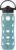 Lifefactory 22-Ounce Glass Water Bottle with Pivot Straw Cap and Protective Silicone Sleeve, Aqua Teal
