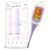Easy@Home Smart Basal Thermometer, Large Screen and Backlit, Period Tracker with Premom (iOS & Android) – Auto BBT Sync, Charting, Coverline, Accurate Fertility Prediction EBT-300 Purple