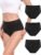 Incontinence Underwear for Women Cotton Leakproof Panties High Waist Washable Protective Briefs Plus Size
