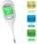 Boncare 9 Seconds Digital Basal Thermometer – Accurate Oral & Rectal Thermometer for Adults & Kids, Fever Alarm, Large Display (White)