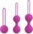 Kegel Female Muscle Trainer 3-Piece Set, Female Muscle Strengthening Device, Suitable for Women: Beginners and Advanced Users (USAA2) (Purple)