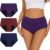 Allbase Incontinence Underwear for Women High Absorbency Period Panties Ladies Leakproof Protective Menstrual Postpartum Bladder Control Washable Cotton Briefs Multipack Plus Size