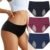 Incontinence Underwear for Women, Washable Leak Proof Underwear for Bladder Leak & Postpartum Protection, Reusable Women’s Cotton Period Panties 3 Pack