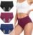 Period Underwear for Women, Heavy Flow Leakproof Underwear for Women, Washable Cotton Postpartum Underwear & High Waisted Incontinence Panties 3 Pack