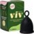 Viv for Your V Extra Small Menstrual Cups, Tweens, Teens, and Petite Frame/Build, Pull Tab Ring Stem Easy Removal, Comfortable 12 Hour Wear, Soft, Silicone Beginner Friendly, Reusable Mini Period Cup