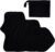 Black Snaps Soft Adjustable Snaps Cloth Reusable Menstrual Pads – Reusable Sanitary Pads | Reusable Panty Liners | -9 pcs Three Size Cloth Sanitary Pad with 1 Bag(3331纯黑)