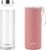 Glass Water Bottle 32 oz, Borosilicate Wide Mouth Glass Water Bottle with Neoprene Sleeve, BPA-Free Leak Proof Reusable for Hot Cold Drinks, Work, Gym, Home, 1 Pack