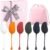 Geiserailie 6 Pcs Pelvic Floor Exercise Trainer Pelvic Floor Muscle Strengthening Weights 6 Different Weights Tightening Strengthen Bladder Training Kit for Women Beginners Advanced