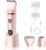 3-in-1 Bikini Trimmer for Women, Electric Razors Shaver for Public Hair – Rechargeable Body Hair Trimmer, Portable Detachable Removal Kit, lPX7 Waterproof Lightweight with LED Display, Gift for Women