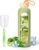 FrutPunch 18 OZ Glass Water Bottles, Water Bottle with Time Marker, Leakproof Glass Water Bottles with Silicone Sleeves, Suitable for Offices and Gyms. (Green)