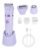 Ufree Bikini Trimmer Electric Razors for Women, Ceramic Blade Body Hair Trimmer, IPX7 Waterproof Rechargeable Lady Shaver, Personal Groomer for Legs & Pubic Hair, Gifts for Women, Purple