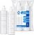 Vakly Perineal Bottle 8 Ounce (2 Pack) – Postpartum Squirt Bottle with Graduated Markings, Refillable Lavette for Personal Hygiene and Bidet Use