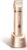 Bikini Trimmer for Women with Dual Head – IPX7 Waterproof & Painless Eletctric Razors for Public Hair – Eletric Shaver for Underarm Leg Body (Gold)