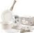 Heapsion 10-Piece Ceramic Nonstick Cookware Set, PFAS/PFOA/PTFE-Free & Non-Toxic Pots and Pans Set with Detachable Handles, Dishwasher Safe & Induction Compatible for Kitchen & RV Cooking