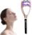 Microcurrent Facial Massager with LCD Screen, Electric Face Roller for Lifting & Toning, EMS Skin Tightening Device for Puffiness & Fine Lines, USB Rechargeable V-Shape Tool