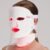Red Light Therapy for Face and Neck, Red Light Therapy Mask with 850nm Infrared (NIR) Portable Led Face Mask with Eye Protection and Remote for True Anti-Wrinkles Skincare at Home White