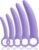 5 Pack Silicone Pelvic Floor Muscle Dilator Trainer Set,Pelvic Wand Massager for Women，Pelvic Floor Strengthening Device – Purple (with Storage Bag)