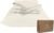 BIOWEAVES 100% Organic Cotton Sheets, 300 Thread Count 4-Piece GOTS Certified Bed Sheet Set Fits Mattress Upto 17″ Deep Pocket, Soft & Silky Sateen Weave (Queen, Undyed Natural)