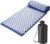 Acupressure Mat Acupressure Set Acupressure Mat with Pillow Acupressure Set Soothing Relaxation and Massage Relief from Back Pain Head and Neck Pain Suitable for Women and Men(Blue)