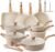 SENSARTE Ceramic Cookware Sets, Pots and Pans Set Non stick, Non toxic Healthy Induction Cookware, 26 Pcs Nonstick Kitchen Cooking Set, w/Frying Pans Set, Saucepans Set